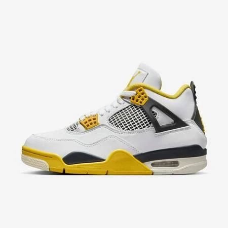 (women's) Air Jordan 4 Retro 'Vivid Sulfur' (2024) Aq9129-101, Size: One size, White