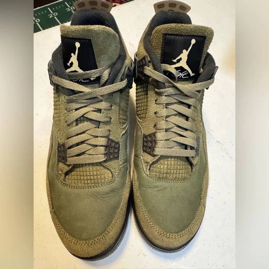 Jordan Shoes | Mens Jordan 4 Retro Low Se Craft Olive Fb9927-200 Size 12.5 | Color: Green | Size: 12.5 | Smkn302's Closet