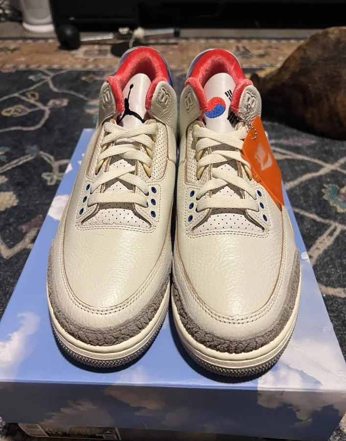 Jordan Air Jordan 3 Retro Seoul 2.0 White Black Sport Royal Ib1482-100