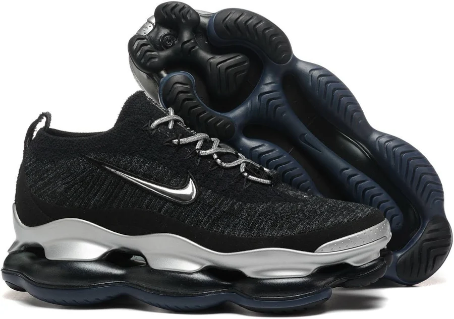 Nike Air Max Scorpion Fk Flyknit 2022 Black Silver Men Shoes