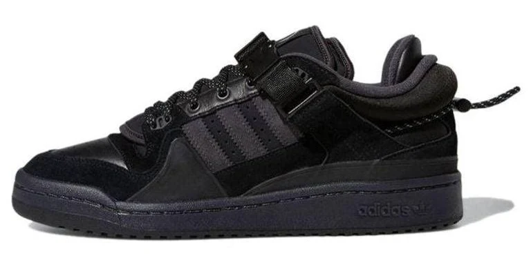Adidas Men's X Bad Bunny Forum Buckle Low 'Back To School' - Black - Low-top sneakers - 6