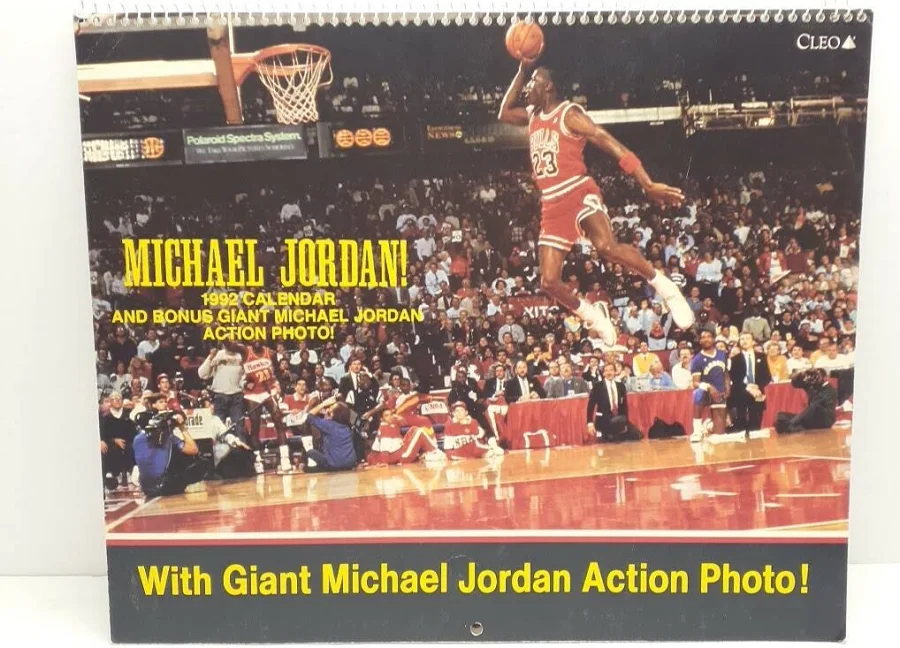 1992 Michael Jordan Calendar by Cleo