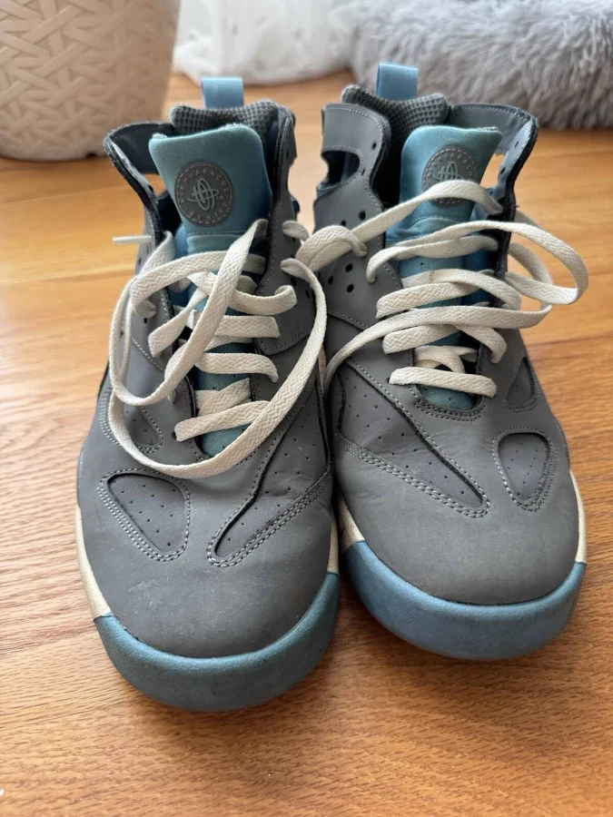 Nike Air Tech Challenge Hrche 630957-001 Gray Blue White Men’s Size Us