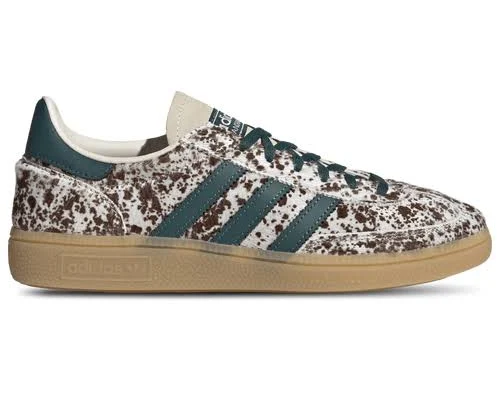 adidas Womens Originals Handball Spezial - Shoes Off White/Rich Green/Dark Brown Size 09.0