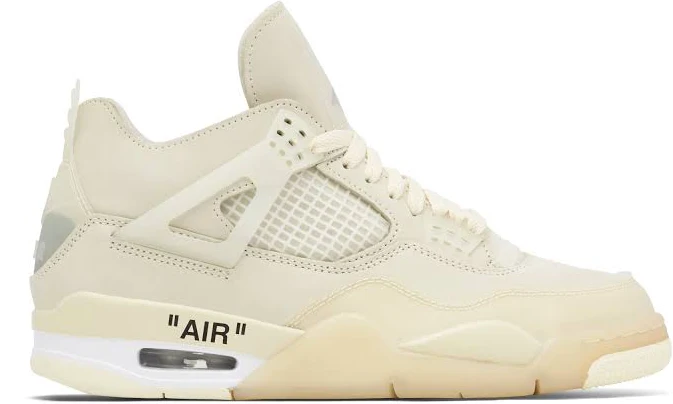 Air Jordan 4 Retro Off-White Sail Womens CV9388-100 | Size US 8