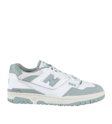 New Balance 550 Man Sneakers Sage green Size 11.5 Leather, Textile fibers