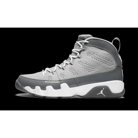 Jordan Mens Air Jordan 9 Retro Cool Grey 302370 015 from Stadium Goods, Men's, Size: Medium, Gray