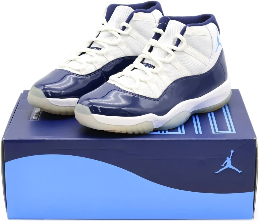 378037-123 Nike Air Jordan 11 Retro Unc Win Like 82 University Blue