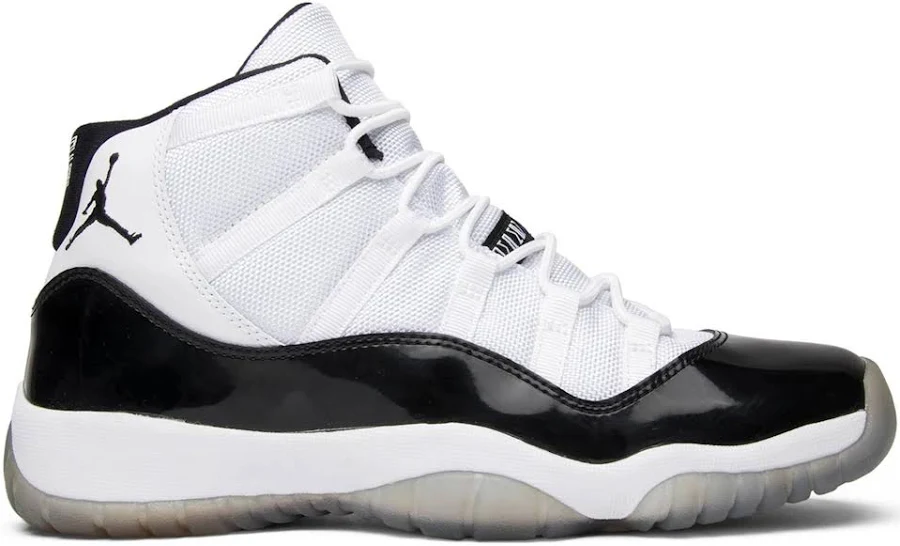 (Años Escolares) Air Jordan 11 Retro 2011 'Concord' 378038-107 US 6.5Y