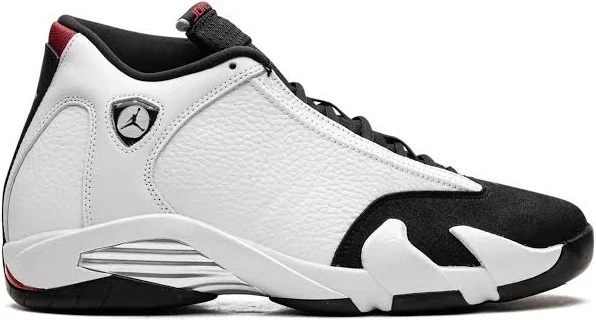 Jordan - Air Jordan 14 "Black Toe" sneakers - men - Rubber/Calf Leather/Fabric - 8 - White