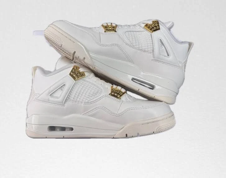 Size 10 - Air Jordan 4 Retro Metallic Gold W
