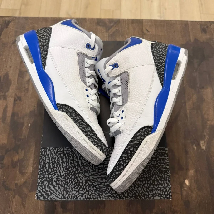 Jordan 3 Retro Racer Blue Size 13 (Pre-Owned)