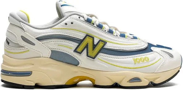 New Balance - 1000 "Sea Salt/Heron Blue" sneakers - unisex - Calf Leather - 8.5 - White