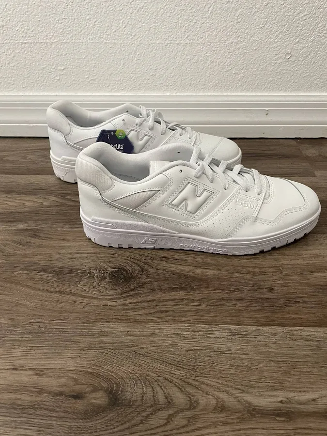 Triple White New Balance 550 Brand New
