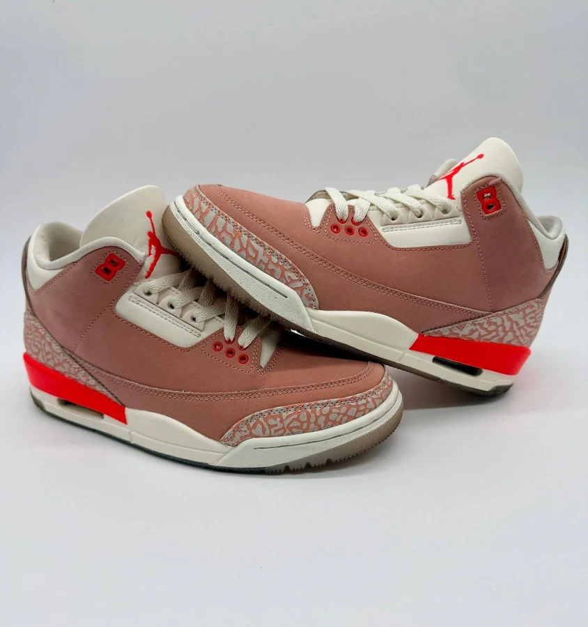 Jordan 3 Rust Pink Size 6M/7.5W