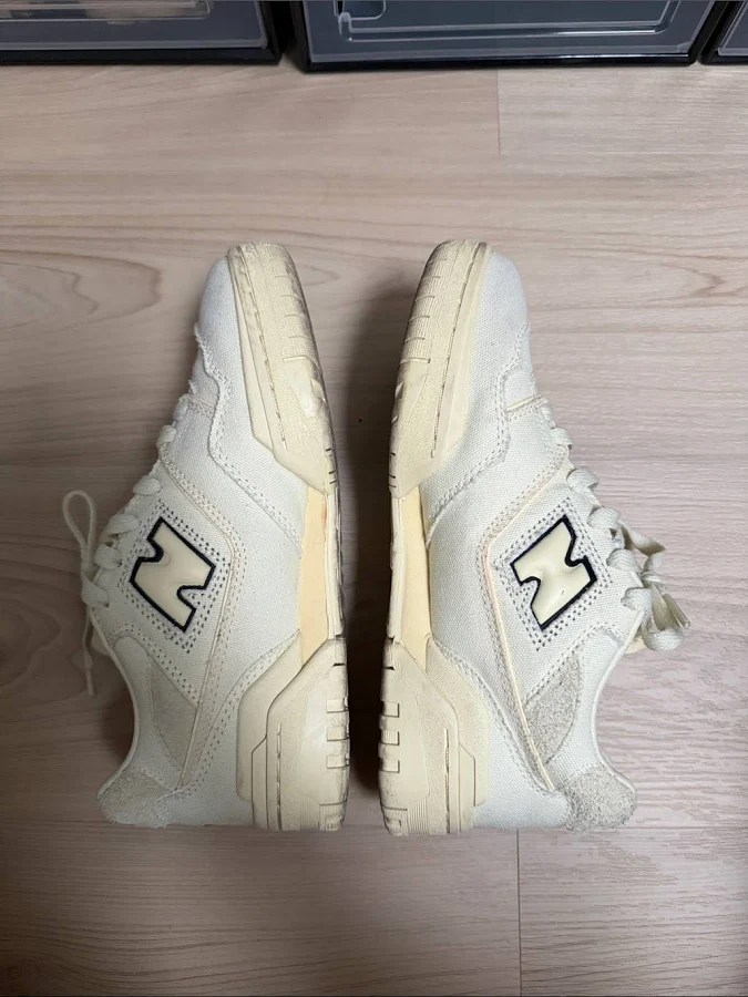 New Balance Shoes | Light Yellow New Balance 550 Sneakers | Color: Cream/Yellow | Size: 7.5 | Jkrotec's Closet