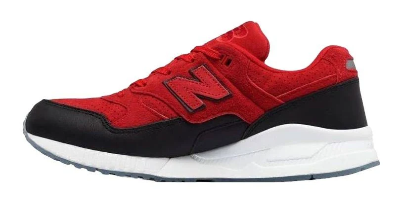 New Balance 530 Suede Athletic Men Sneakers - Red/black/white