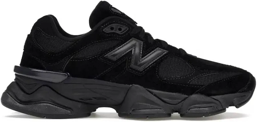 New Balance 9060 Triple Black Cat Suede U9060BPM Men Size 9.5