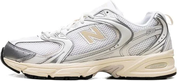 New Balance - 530 "Silver Metallic" trainers - unisex - Fabric/Fabric/Rubber - 4 - White