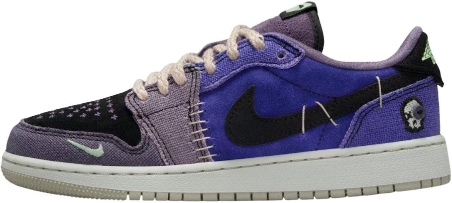 Jordan 1 Retro Low Og 'voodoo Alternate - Regency Purple/vapor Green/black
