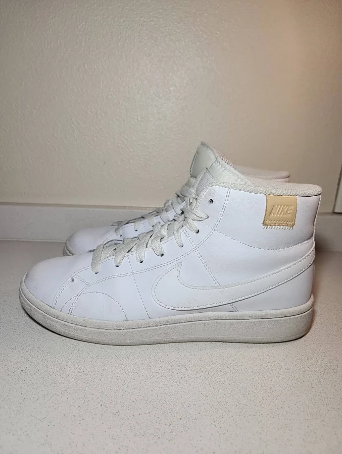 Nike Court Royale 2 Mid Shoes Triple White Women’s 8.5