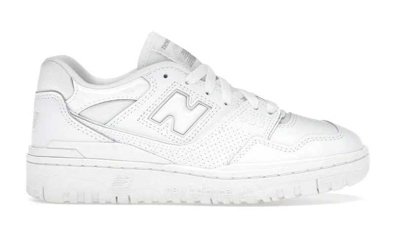 New Balance 550 Triple White Patent (Women's)
