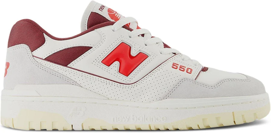 New Balance 550 'Sea Salt Grey True Red' | White | Men's Size 11