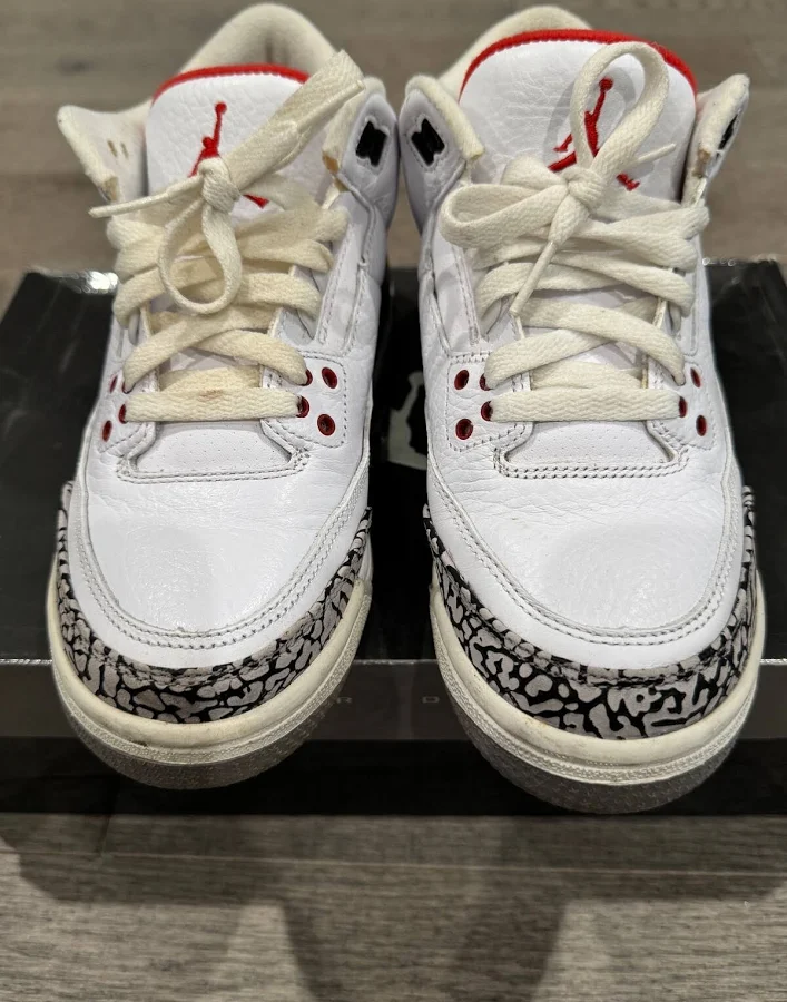 Size 5 - Jordan 3 Retro White Cement 2011