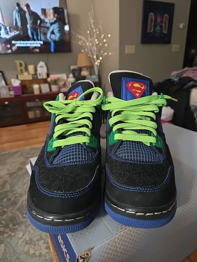 Jordan 4 Retro Doernbecher Superman's Size 5y Extremely Rare Sneakers