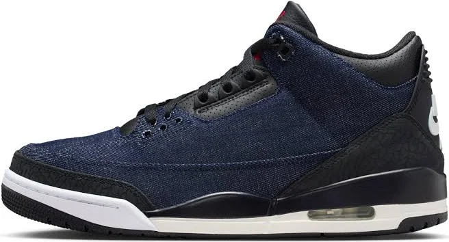 Men's Levi's x Air Jordan 3 Indigo/Gym Red