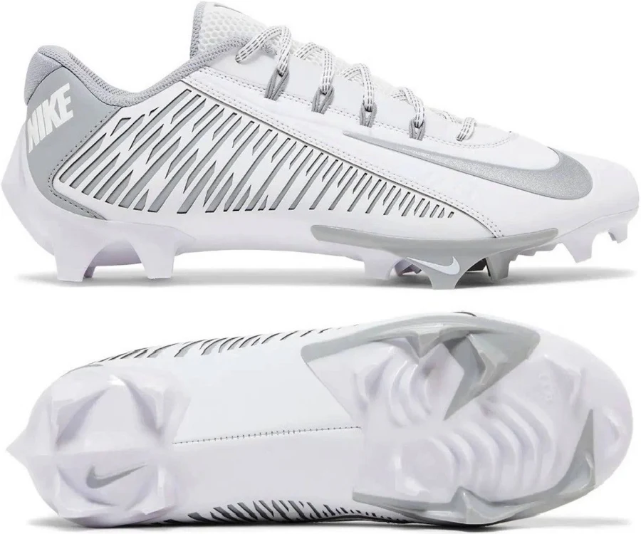Nike Vapor Edge 360 Vc Football Cleats Shoes, White/grey, Do6294-100,