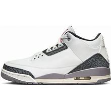 Nike 3 Retro 'Cement' - White - Hi-Top Sneakers Size 10
