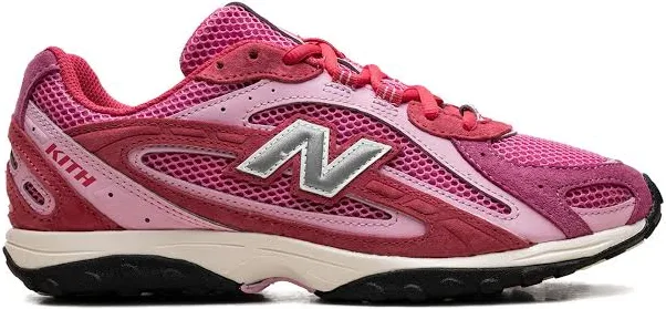New Balance - x Kith 204L mesh-panel suede sneakers - men - Calf Suede/Mesh/Nubuck Leather/Fabric/Rubber - 6 - Pink