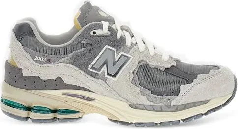 New Balance - 2002R Protection Pack logo-detail sneakers - unisex - Calf Suede/Mesh/Fabric/Rubber - 6 - Grey