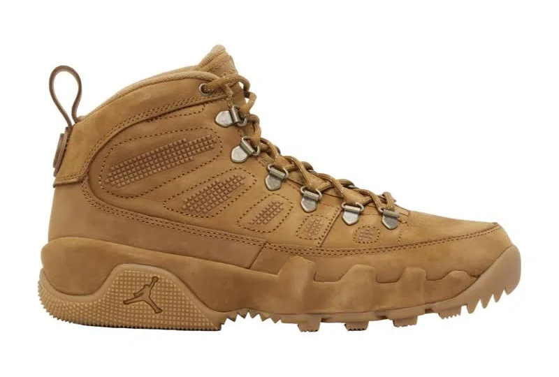 Air Jordan 9 Retro Boot High-top Sneakers In Brown