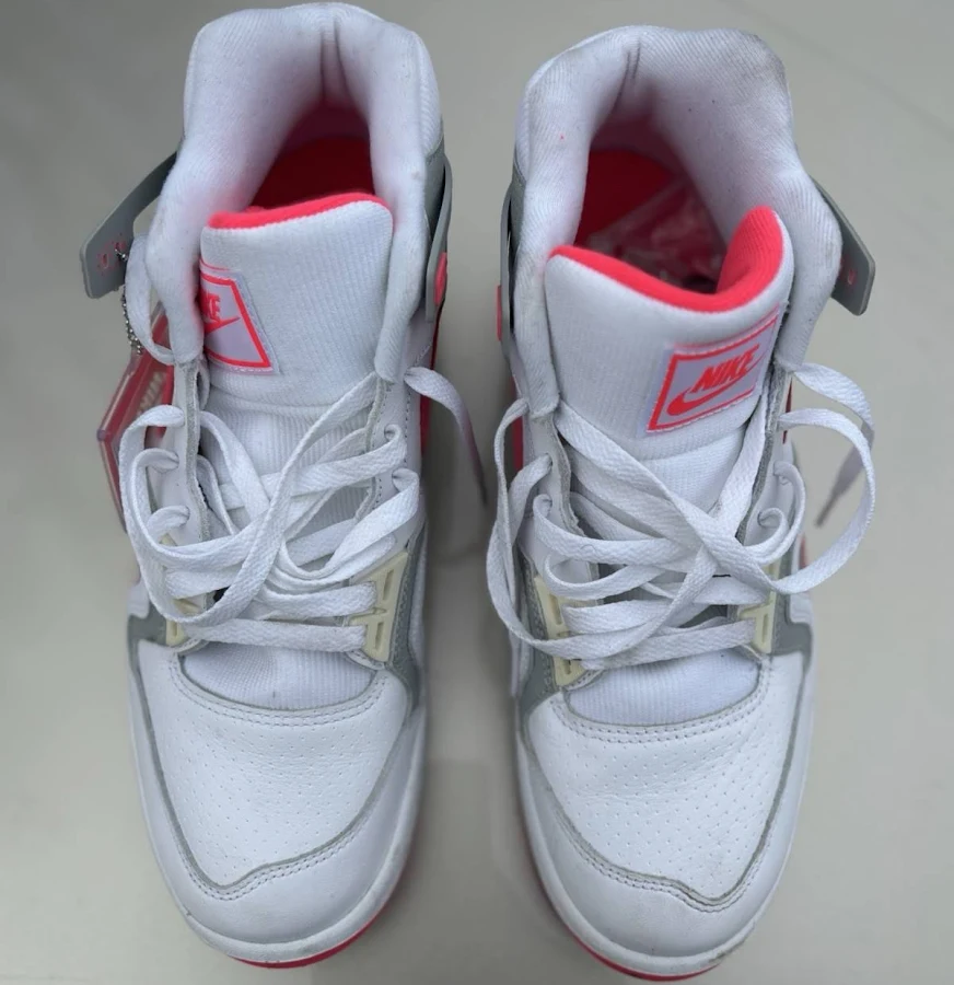Nike Air Tech Challenge 2 Colorblock White Pink Gray Mid Top Tennis