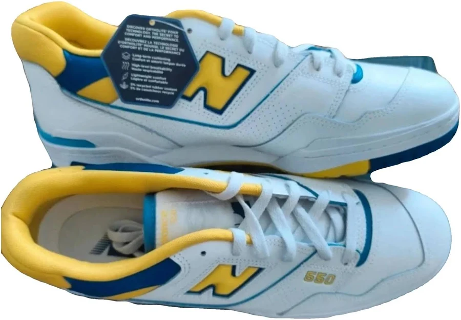 New Balance - 550 trainers - yellow Plain for Men, never worn, with tag
