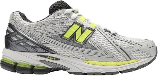 New Balance 1906r Men Sneakers - Light Silver Metallic With Alkaline Green