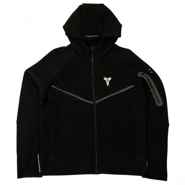 Nike Men Kobe Tech Fleece Windrunner Full Zip Jacket (black / white)