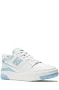 550 Low-top Sneakers In White Blue