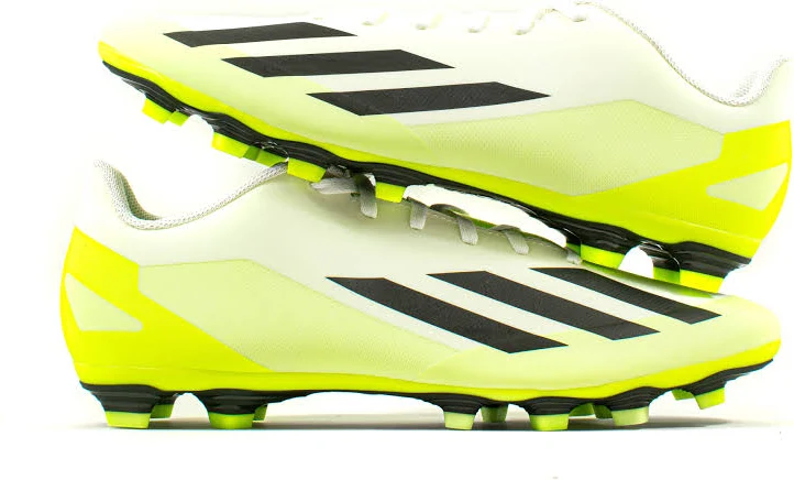Adidas X CrazyFast .4 White Yellow FG, 12US / 11.5UK / 46.67EU