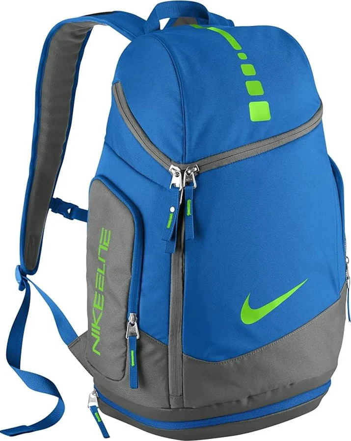 Nike Hoops Elite Max Air Team Blue Dual Zip Athleisure Workout Men's Backback