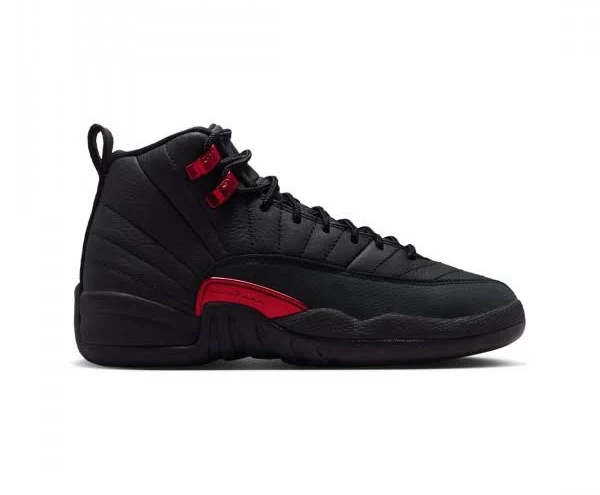 Air Jordan 12 Retro Big Kids (black / varsity red)