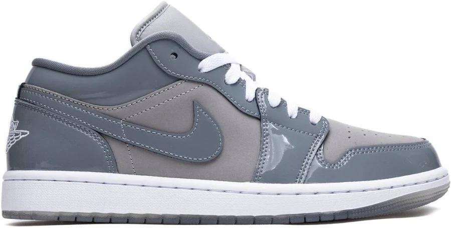 Nike Air Jordan 1 Low Se Medium Grey Cool Grey White Hf3148-011 Men's