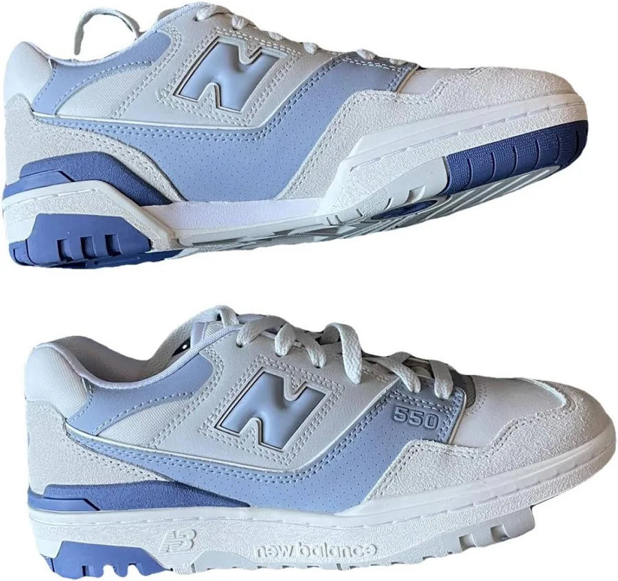 New Balance 550 Leather Trainers Dusk Blue Size 41 EU