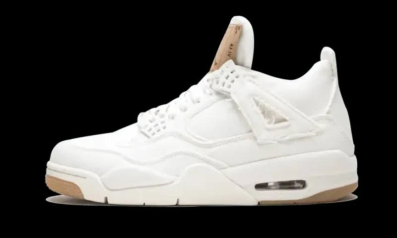 Air Jordan 4 Retro Levi's White (Levis Tag)
