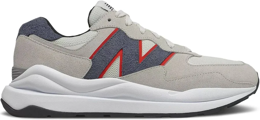 New Balance 57/40 'White Navy' | Cream | Men's Size 4.5