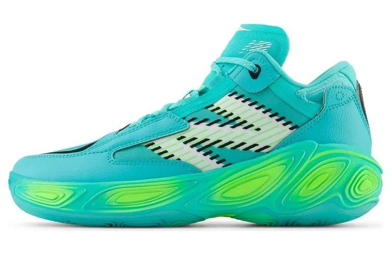 New Balance Men's Fresh Foam Bb V2 'Cyber Jade' - Blue - Low-top sneakers - 10.5