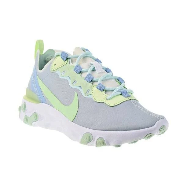 Nike React Element 55 White Frosted Spruce Bq2728-100 Women's Sneaker