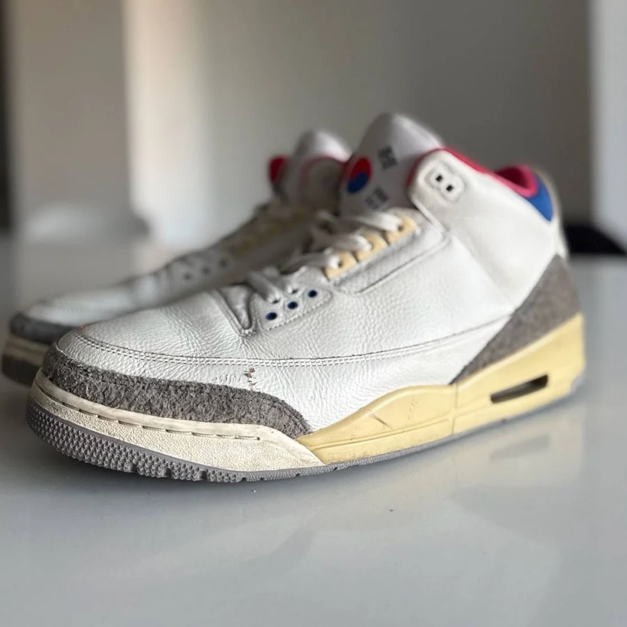 Air Jordan 3 Retro Seoul 2.0 Sneakers White/gym Red-blue-grey